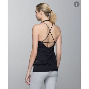 LULULEMON Flow And Go Tank II Black Size 4
